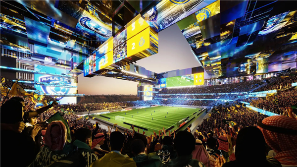 蓝狮娱乐：沙特要在60层楼高的悬崖上建球场：球掉了谁去捡呢